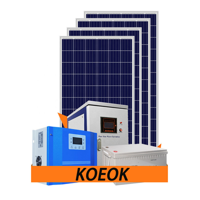 हाउस शेड फार्म RV . के लिए 10KW ऑफ ग्रिड सोलर पावर सिस्टम 110-240V