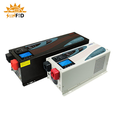 24V 240V 10000 वाट शुद्ध साइन वेव इन्वर्टर 48V 120V एसी चार्जर के साथ