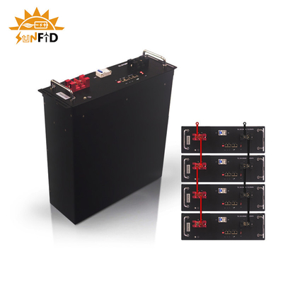 LifePo4 वाणिज्यिक सौर बैटरी भंडारण प्रणाली 96V 192V 384V 100Ah