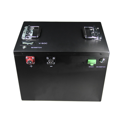 गोल्फ कार्ट के लिए 100Ah 48 वोल्ट लिथियम बैटरी 51.2v 200Ah Lifepo4 बीएमएस चार्जर के साथ