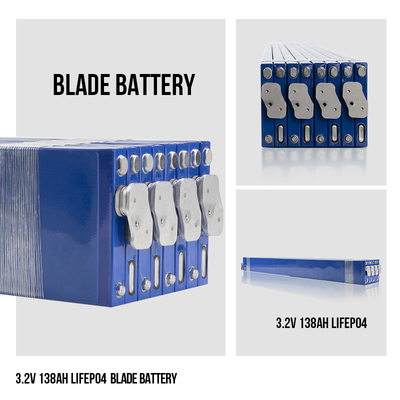 ब्लेड Lifepo4 सेल 3.2 V 138AH सौर ऊर्जा भंडारण प्रणाली के लिए