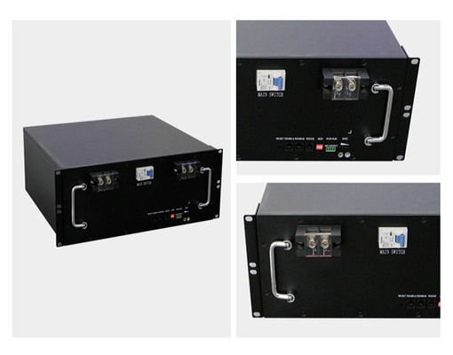 Lifepo4 टेलीकॉम लिथियम आयन बैटरी 48V 100Ah इलेक्ट्रिक पावर सिस्टम के लिए डीप साइकिल