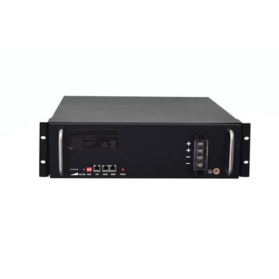 ऑफ ग्रिड एनर्जी स्टोरेज सिस्टम टेलीकॉम बेस स्टेशन के लिए 48V 50Ah टेलीकॉम लिथियम बैटरी 3U मॉड्यूल