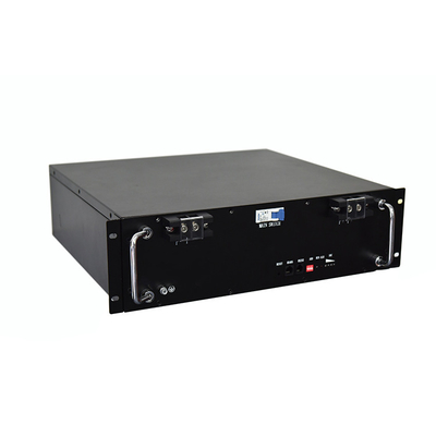 ऑफ ग्रिड एनर्जी स्टोरेज सिस्टम टेलीकॉम बेस स्टेशन के लिए 48V 50Ah टेलीकॉम लिथियम बैटरी 3U मॉड्यूल