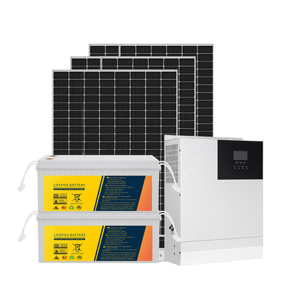 3KW ऑफ ग्रिड होम सोलर सिस्टम किट 50HZ 60HZ MPPT 110-250V