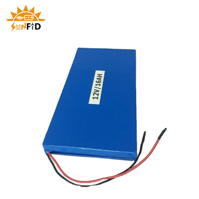 डीप साइकिल रिचार्जेबल लिथियम आयन बैटरी पैक 12V 16Ah हाईड्राइव
