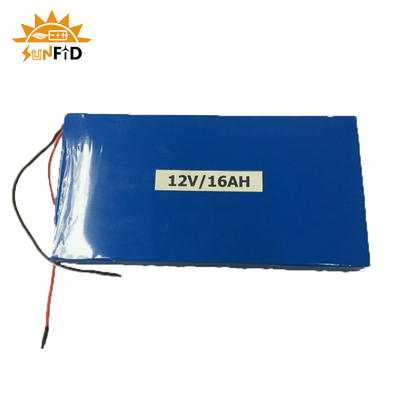डीप साइकिल रिचार्जेबल लिथियम आयन बैटरी पैक 12V 16Ah हाईड्राइव