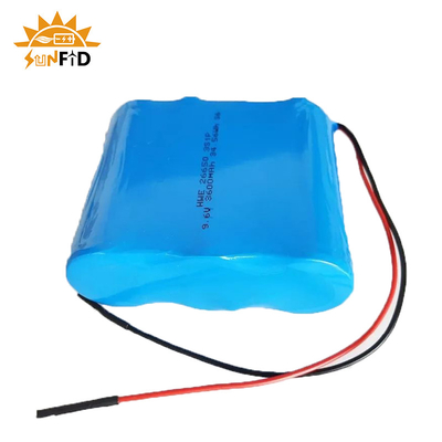 1500mah 9.6v 18650 ली आयन रिचार्जेबल बैटरी पैक