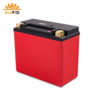 रिचार्जेबल मोटरसाइकिल लिथियम बैटरी 12V 6ah बीएमएस 7-ए स्टार्ट स्टॉप बैटरी के साथ