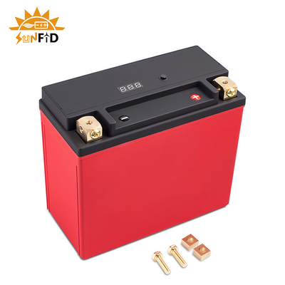 रिचार्जेबल मोटरसाइकिल लिथियम बैटरी 12V 6ah बीएमएस 7-ए स्टार्ट स्टॉप बैटरी के साथ