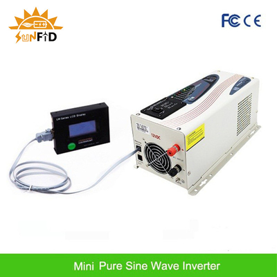 6000W डीसी से एसी शुद्ध साइन वेव पावर इन्वर्टर 24V 48V 120 240V एलसीडी डिस्प्ले के साथ: