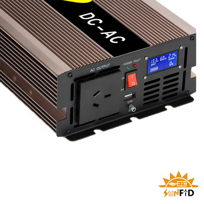 12 वी वोल्ट 2000W शुद्ध साइन वेव पावर इन्वर्टर डीसी से एसी 110V 220V