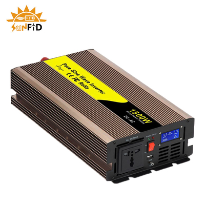 48V 1500W 12V शुद्ध साइन वेव इन्वर्टर 24V 110V 220V