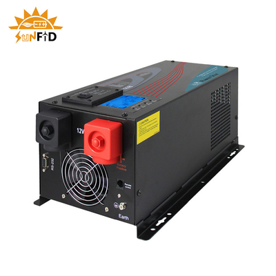 24V 240V 10000 वाट शुद्ध साइन वेव इन्वर्टर 48V 120V एसी चार्जर के साथ