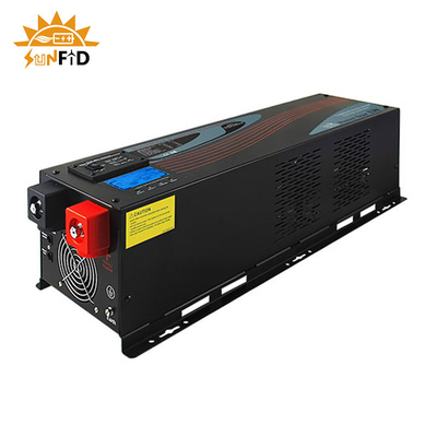 24V 240V 10000 वाट शुद्ध साइन वेव इन्वर्टर 48V 120V एसी चार्जर के साथ