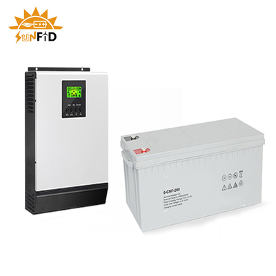 घर के लिए 2KW ऑफ ग्रिड सोलर पावर सिस्टम 12V 400Ah सोलर पैनल फोटोवोल्टिक सिस्टम