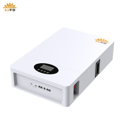 5KWh होम एनर्जी सिस्टम 51.2V 100Ah LiFePO4 वॉल माउंट बैटरी पैक