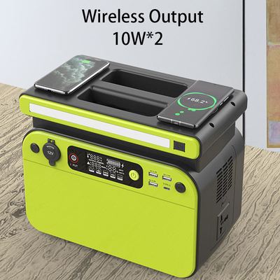 500W आउटडोर पोर्टेबल पावर स्टेशन 110V 220V LiFePO4