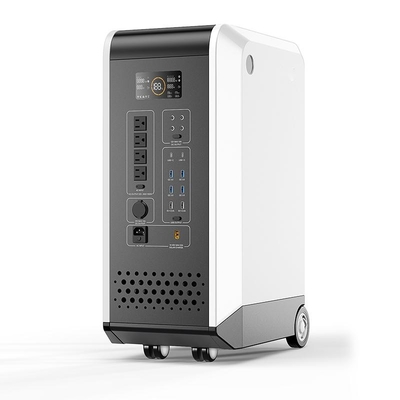 सौर ऊर्जा स्टेशन पोर्टेबल जेनरेटर LiFePO4 2000w पावर बैंक