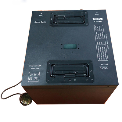 Lifepo4 गोल्फ कार्ट लिथियम बैटरी पैक 48V 100AH ​​105AH 200AH संचार के साथ