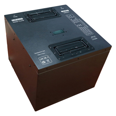 Lifepo4 गोल्फ कार्ट लिथियम बैटरी पैक 48V 100AH ​​105AH 200AH संचार के साथ