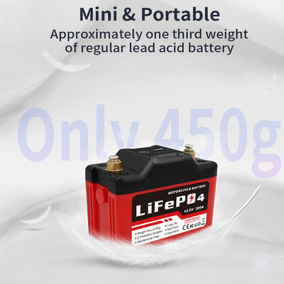 LifePO4 SLA रिप्लेसमेंट 12.8V 2Ah टॉय-कार / मोटरसाइकिल स्टार्ट लिथियम बैटरी
