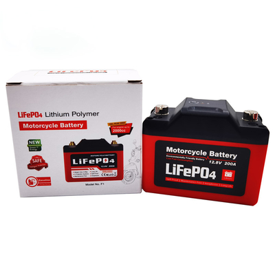 LifePO4 SLA रिप्लेसमेंट 12.8V 2Ah टॉय-कार / मोटरसाइकिल स्टार्ट लिथियम बैटरी