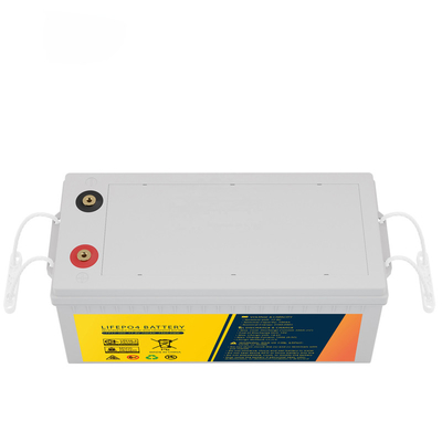 RV नाव के लिए 200Ah डीप साइकिल Lifepo4 SLA रिप्लेसमेंट 12.8V