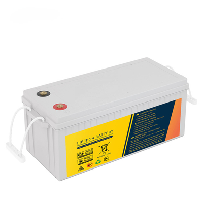 RV नाव के लिए 200Ah डीप साइकिल Lifepo4 SLA रिप्लेसमेंट 12.8V