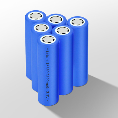 2500mAh Lifepo4 बैटरी सेल 25R रिचार्जेबल 3.7V बेलनाकार 18650