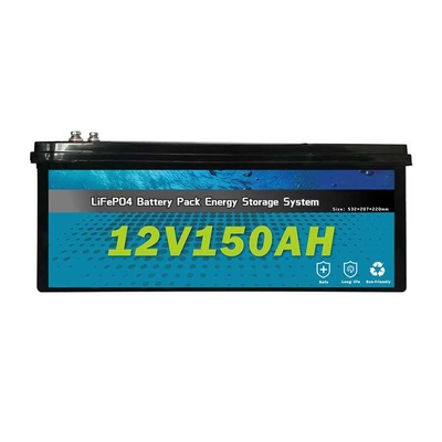 कैंपर वैन 12V 150AH RV सौर ऊर्जा भंडारण प्रणाली के लिए Lifepo4 अवकाश बैटरी