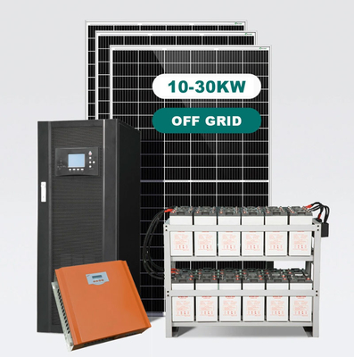 बैटरियों के साथ हाइब्रिड ऑफ ग्रिड सोलर पावर सिस्टम 3KW 5KW 8KW 10KW
