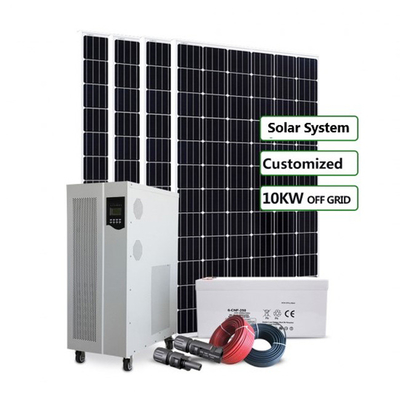 बैटरियों के साथ हाइब्रिड ऑफ ग्रिड सोलर पावर सिस्टम 3KW 5KW 8KW 10KW