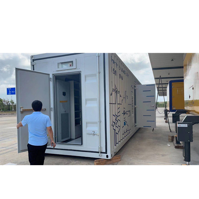 0.5MW ऑन ग्रिड ऑफ ग्रिड सोलर सिस्टम 1MWH ESS कंटेनर Lifepo4 IP65 आउटडोर